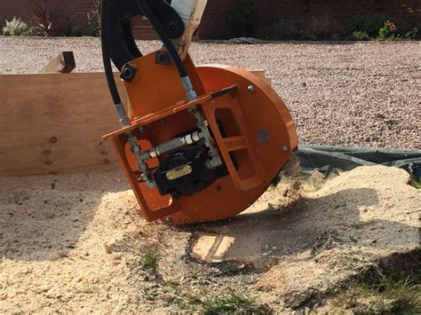 mini digger stump grinder hire|best stump grinder to rent.